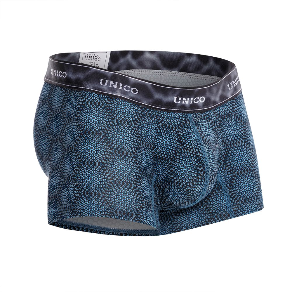 Unico 22070100105 Moleculas Trunks Teal Printed