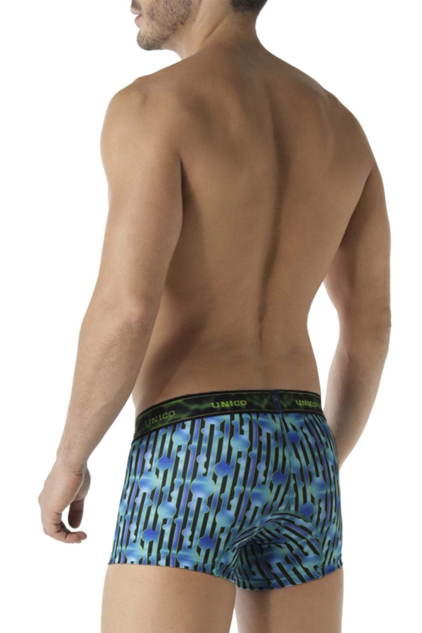 Unico 22070100108 Parafina Trunks Blue Printed