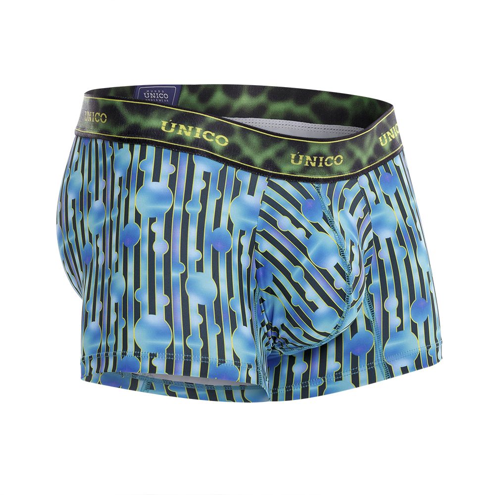 Unico 22070100108 Parafina Trunks Blue Printed