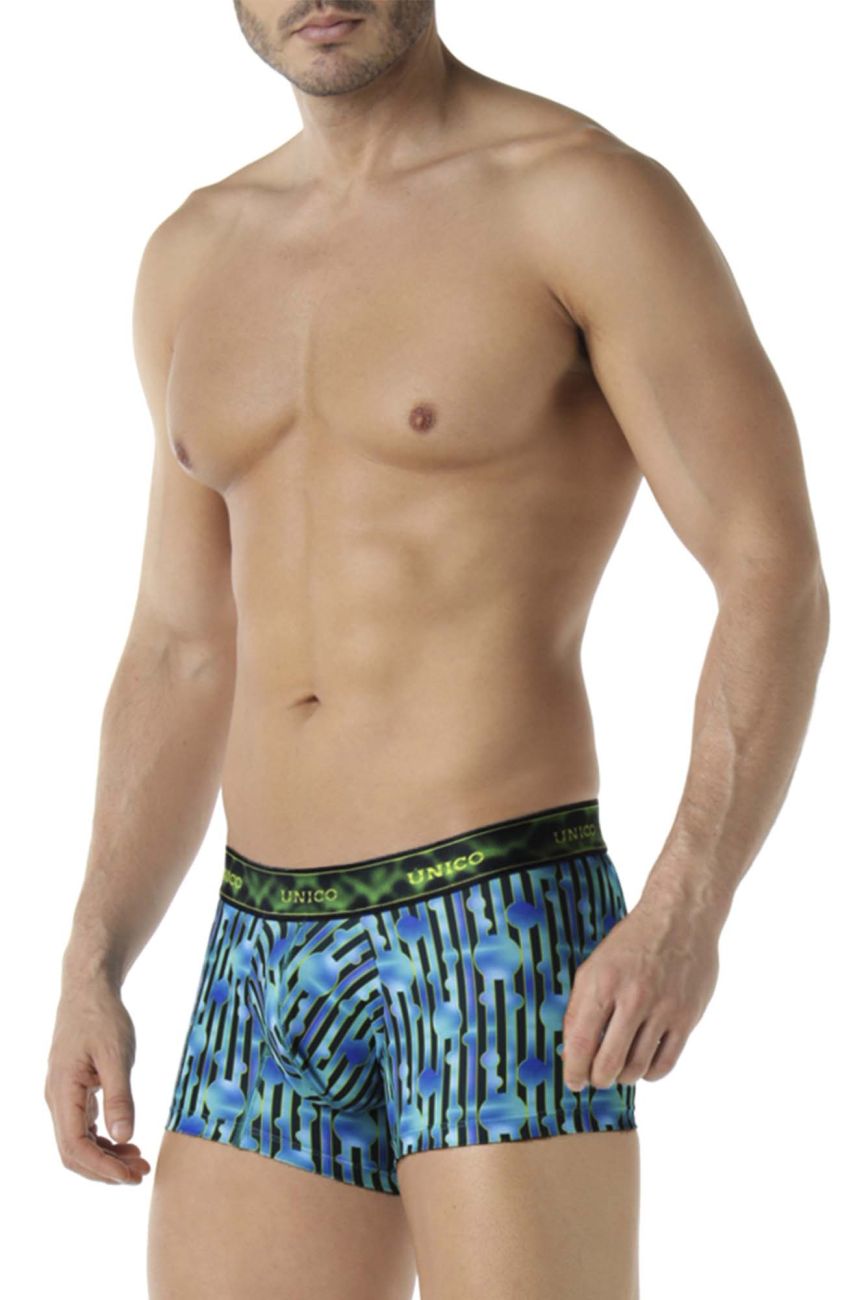 Unico 22070100108 Parafina Trunks Blue Printed