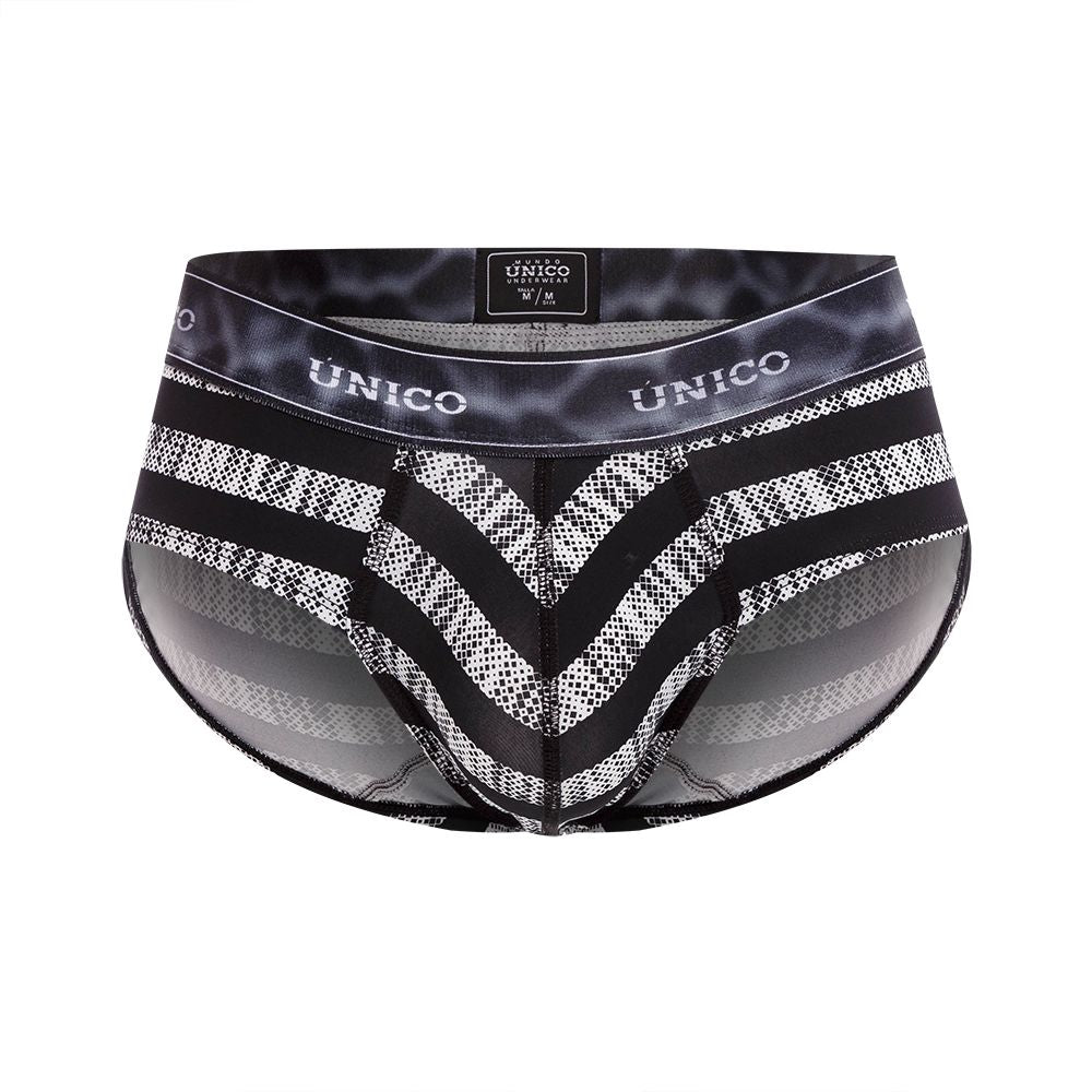 Unico 22080201107 Beteado Briefs Black Printed