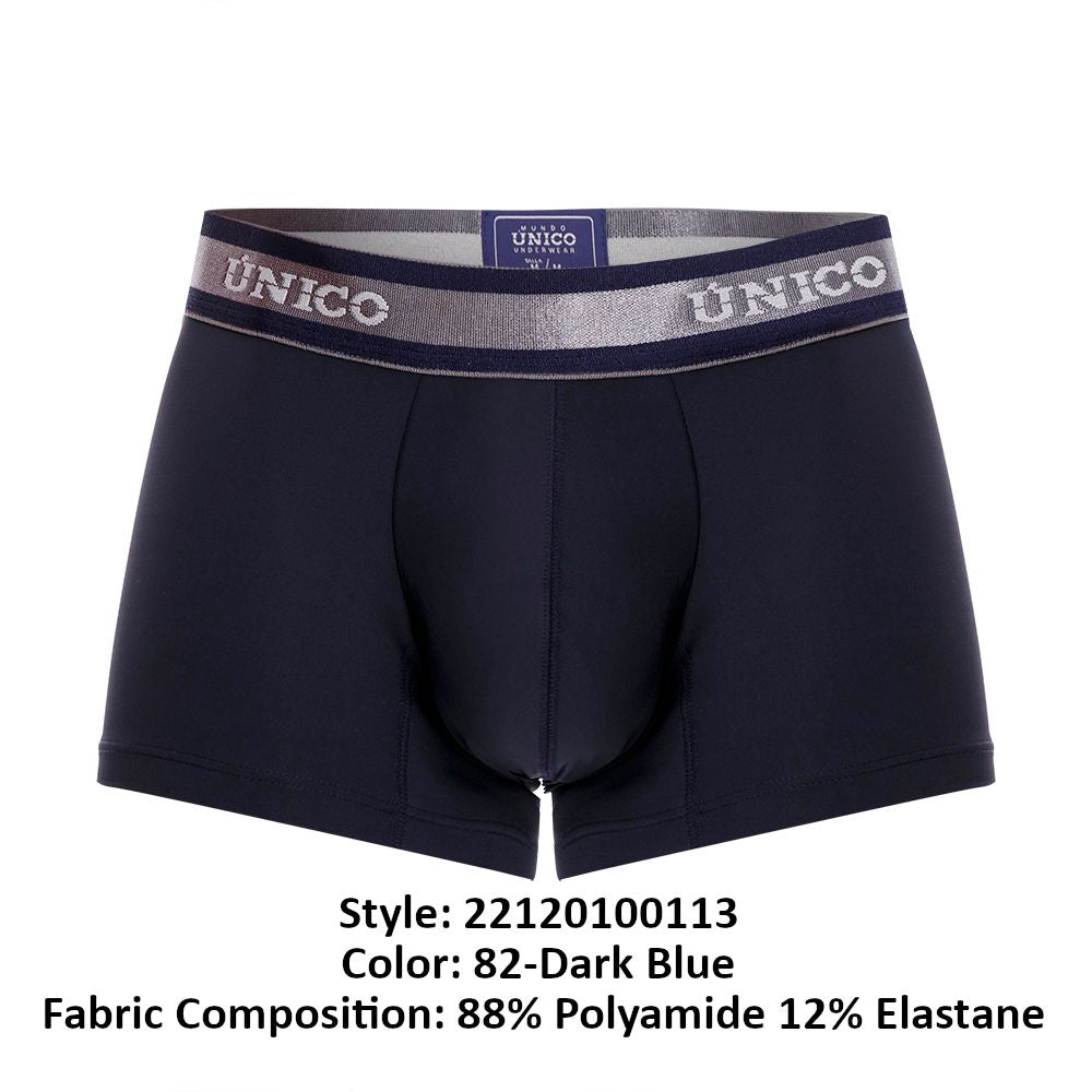 Unico 22120100113 Cardenal M22 Trunks Dark Blue Plus Sizes