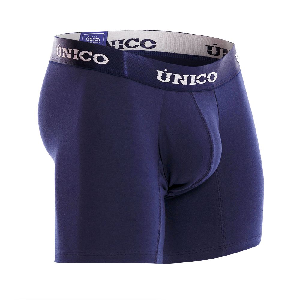 Unico 22120100202 Profundo A22 Boxer Briefs Dark Blue Plus Sizes