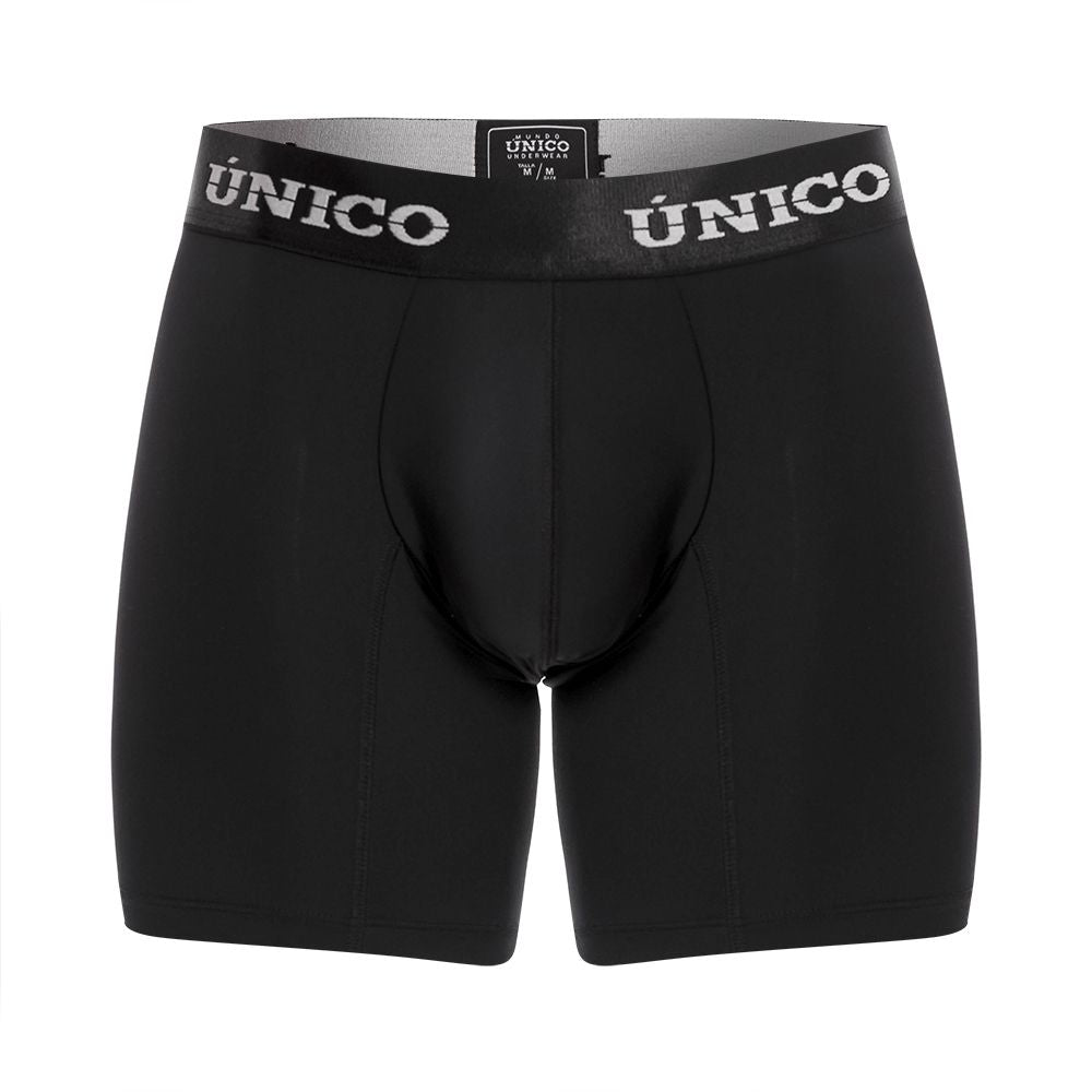 Unico 22120100207 Intenso M22 Boxer Briefs Black Plus Sizes