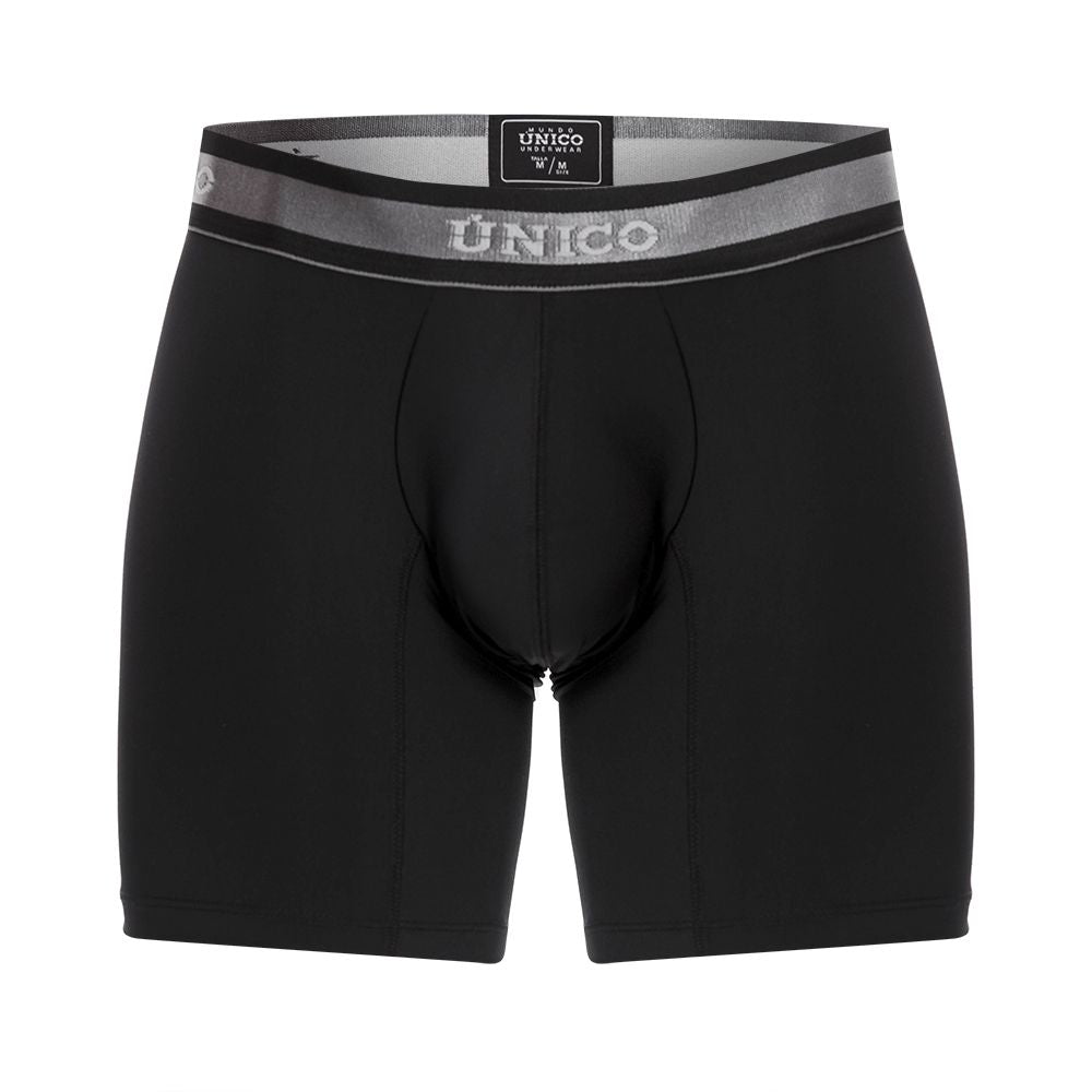 Unico 22120100214 Nebuloso M22 Boxer Briefs Black Plus Sizes