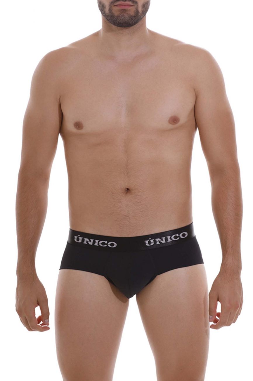 Unico 22120201103 Intenso A22 Briefs Black Plus Sizes