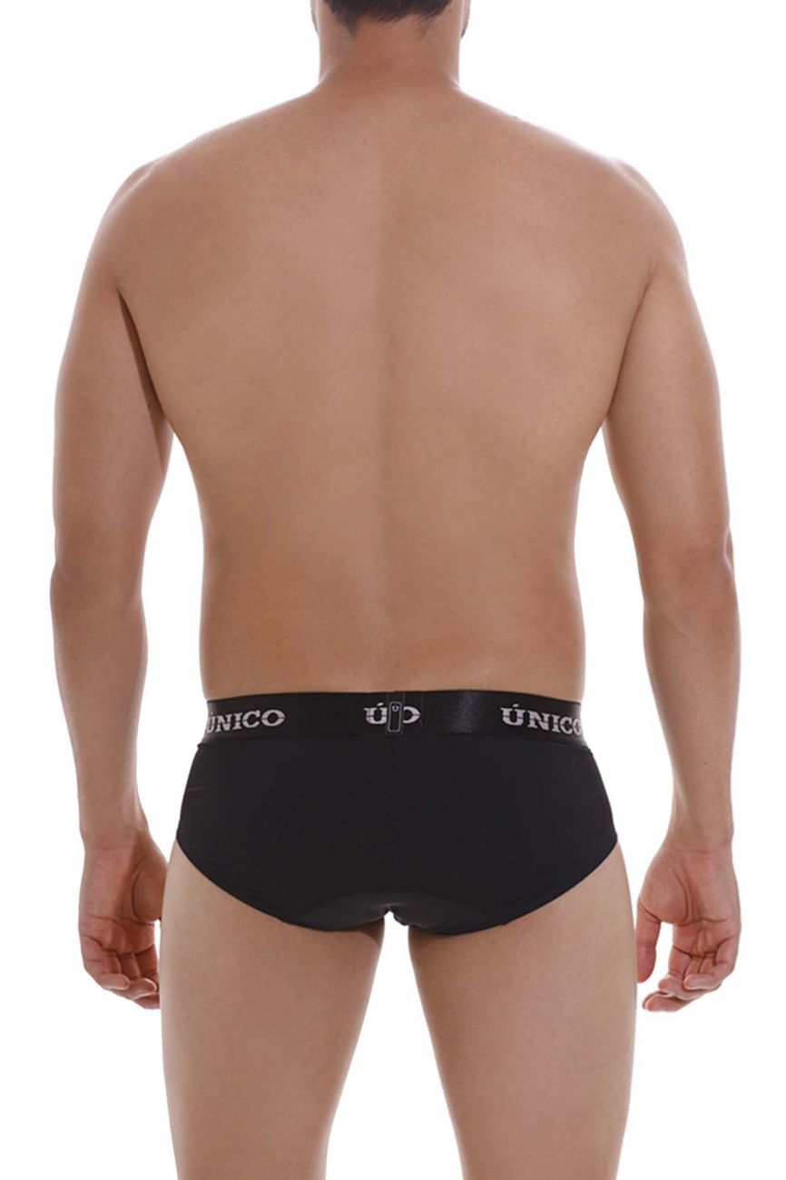 Unico 22120201103 Intenso A22 Briefs Black Plus Sizes