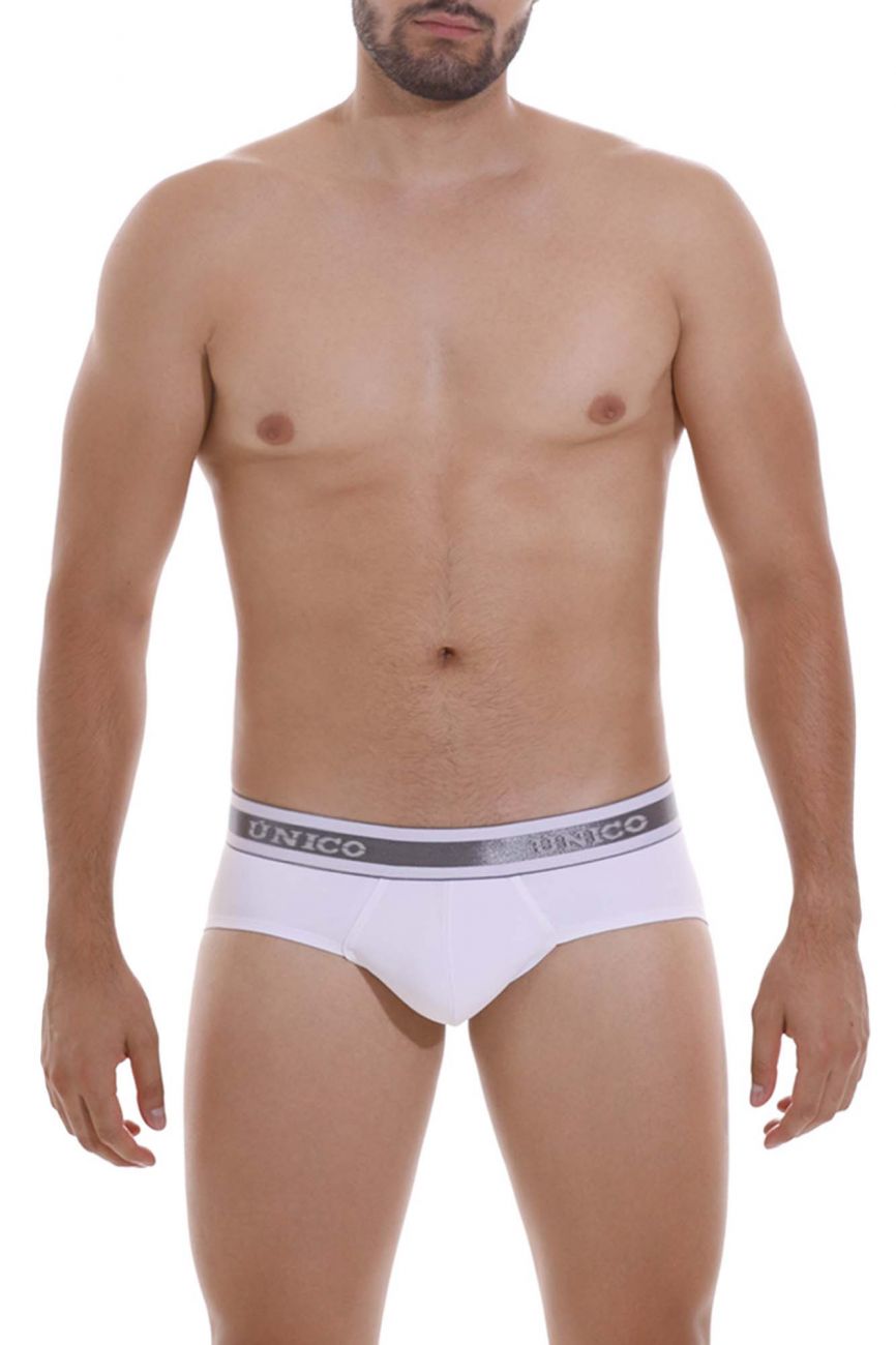 Unico 22120201109 Lustre A22 Briefs White Plus Sizes