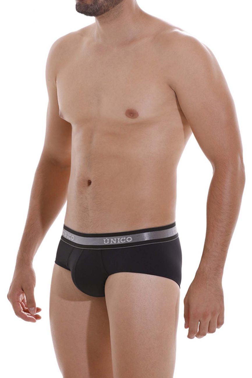 Unico 22120201114 Nebuloso M22 Briefs Black Plus Sizes