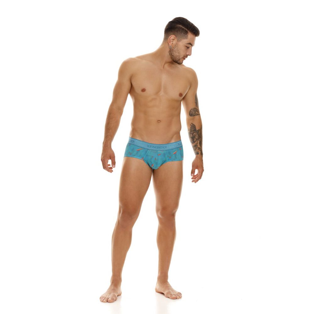 Xtremen 91088 Microfiber Pride Briefs Turquoise