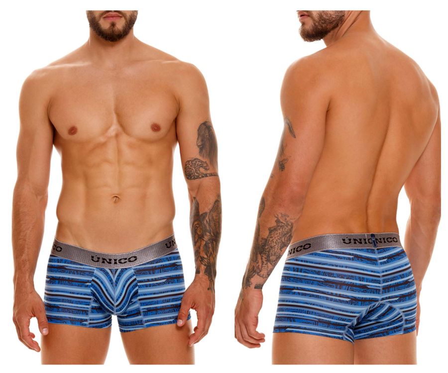 Unico 23080100114 Rayado Trunks Blue