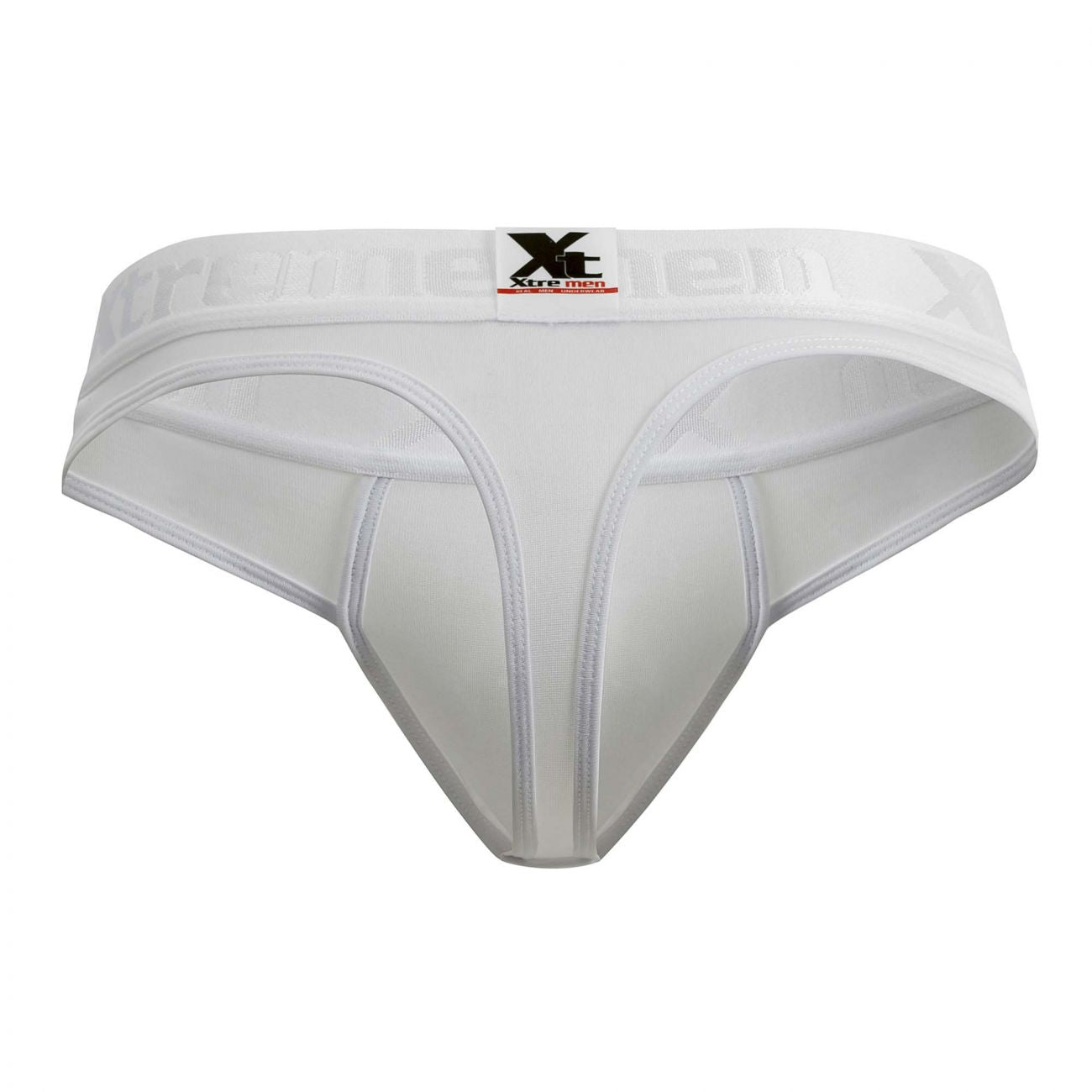 Xtremen 91031-3 3PK Piping Thongs Black White Gray