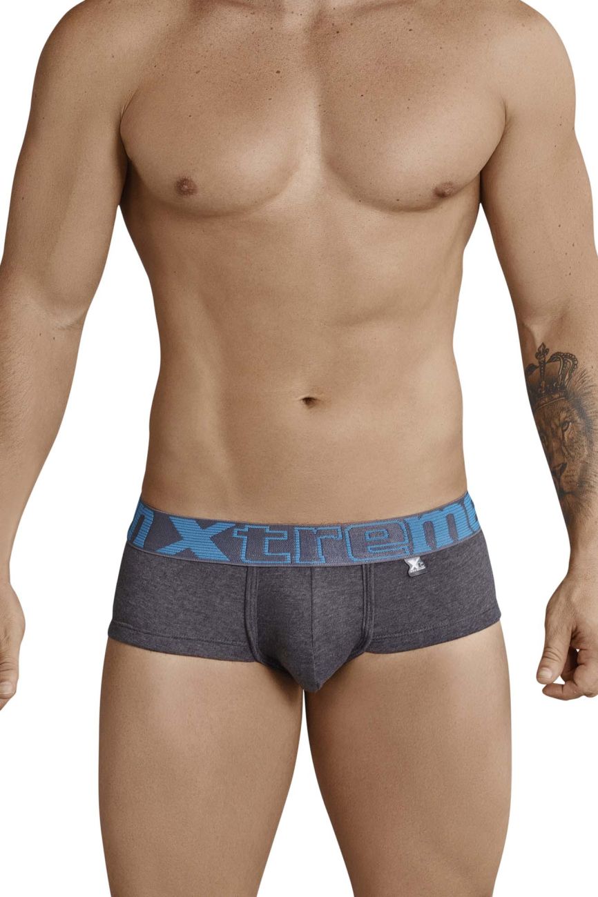 Xtremen 91034-3 3PK Trunks White-Gray-Blue