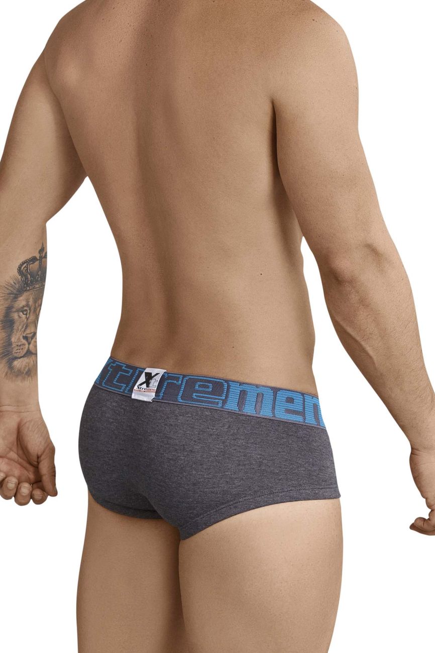 Xtremen 91034-3 3PK Trunks White-Gray-Blue