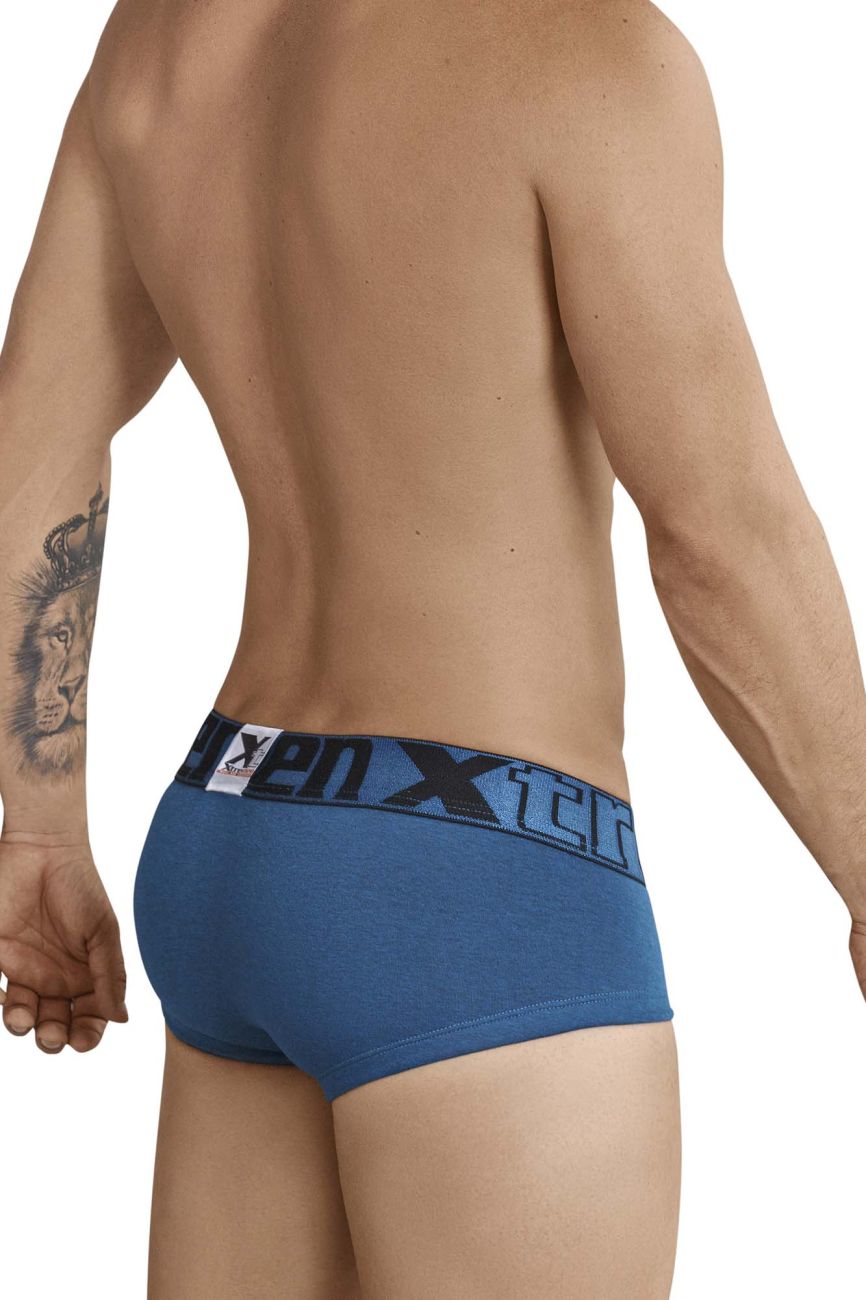 Xtremen 91034-3 3PK Trunks White-Gray-Blue