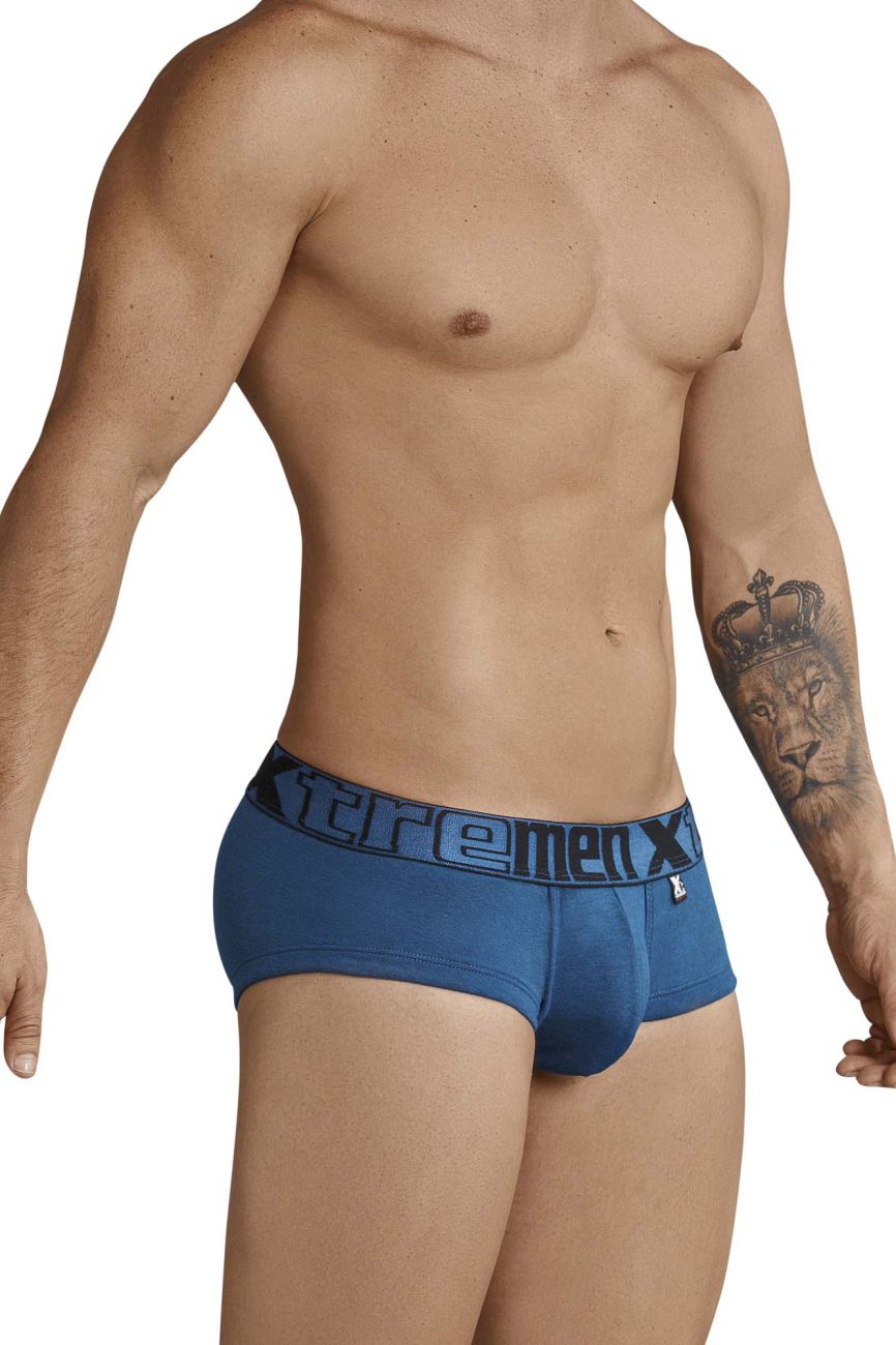 Xtremen 91034-3 3PK Trunks White-Gray-Blue