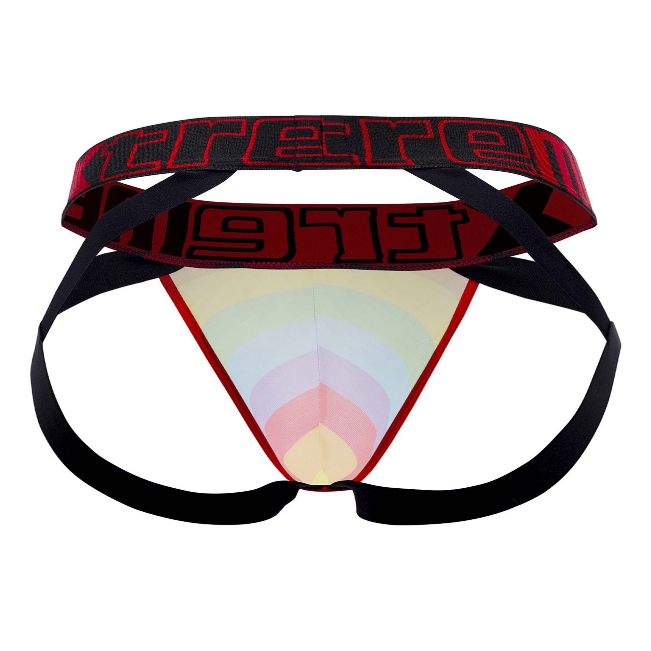 Xtremen 91083 Microfiber Pride Jockstrap Red