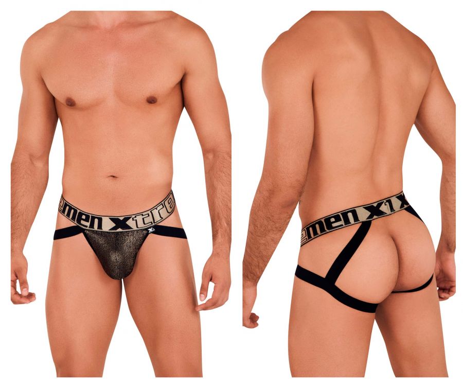 Xtremen 91090 Frice Microfiber Jockstrap Black