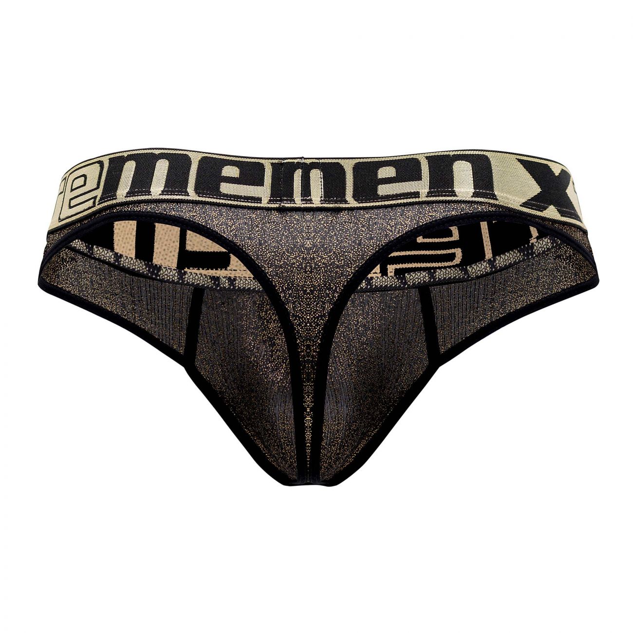 Xtremen 91091X Frice Microfiber Thongs Black Plus Sizes