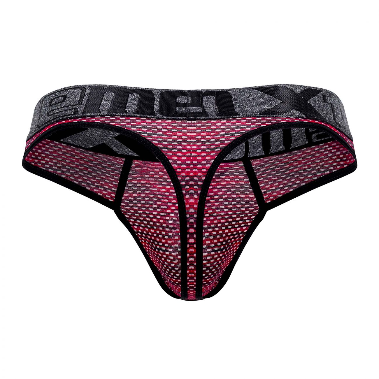 Xtremen 91100 Microfiber Mesh Thongs Red