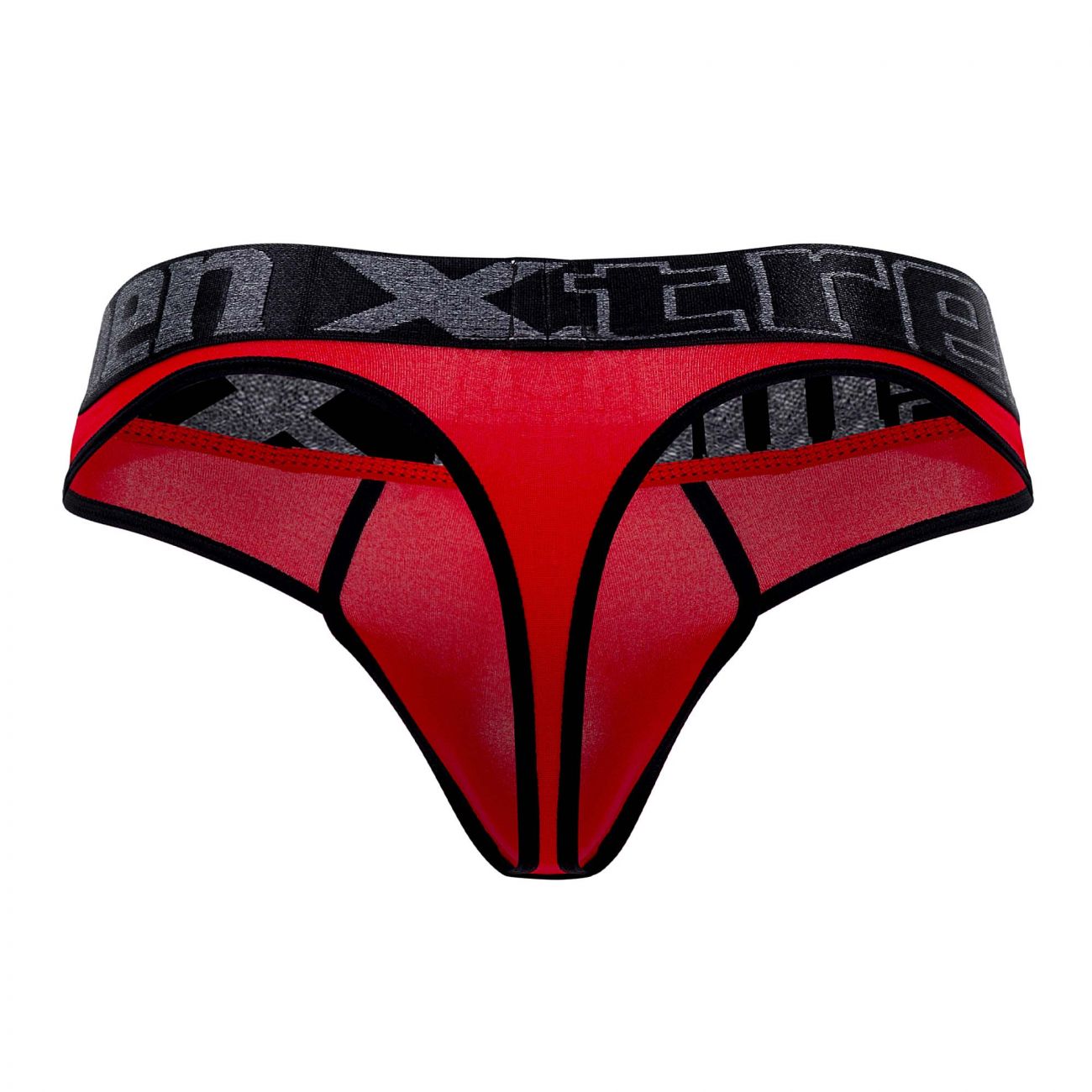 Xtremen 91101X Microfiber Thongs Red Plus Sizes