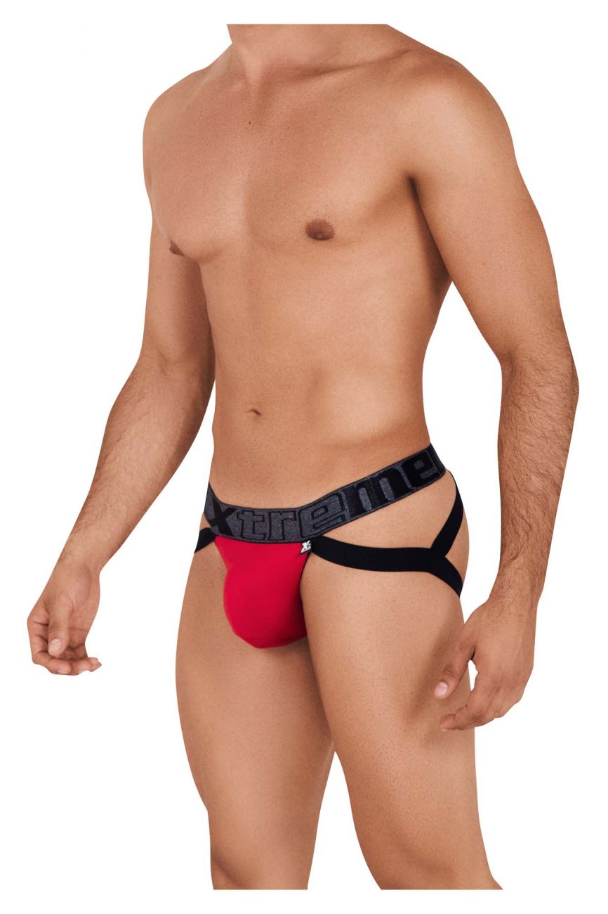 Xtremen 91102 Microfiber Jockstrap Red