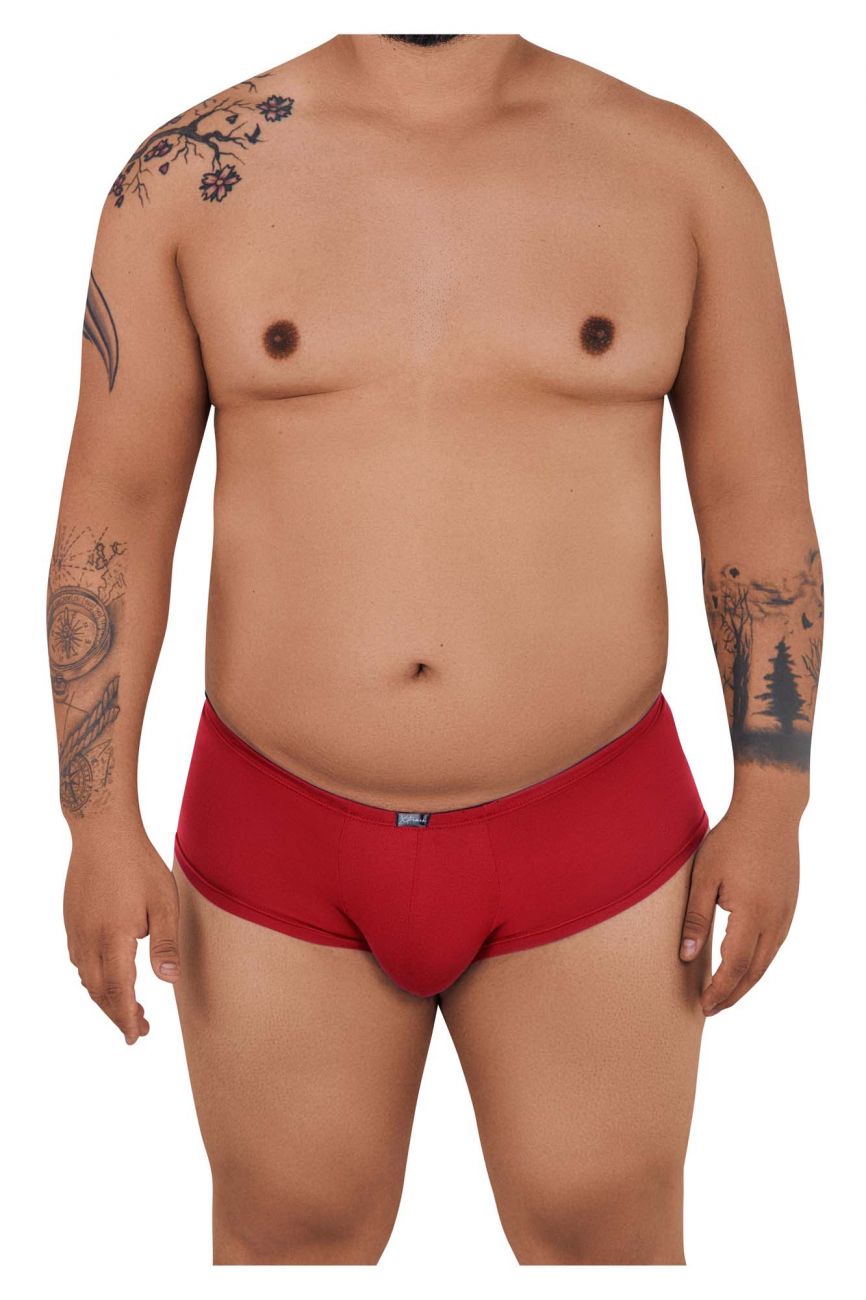 Xtremen 91103X Microfiber Trunks Red Plus Sizes