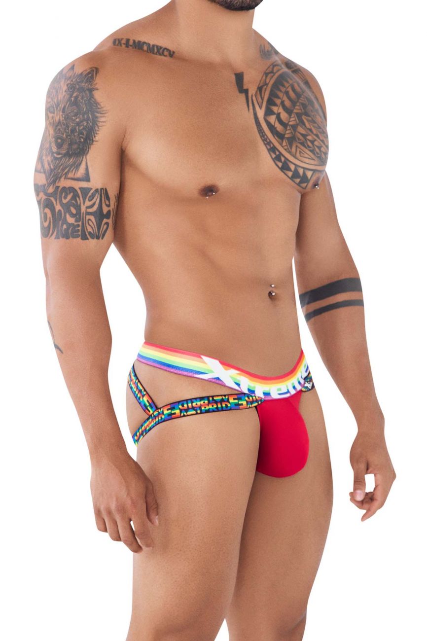 Xtremen 91105 Pride Jockstrap Red