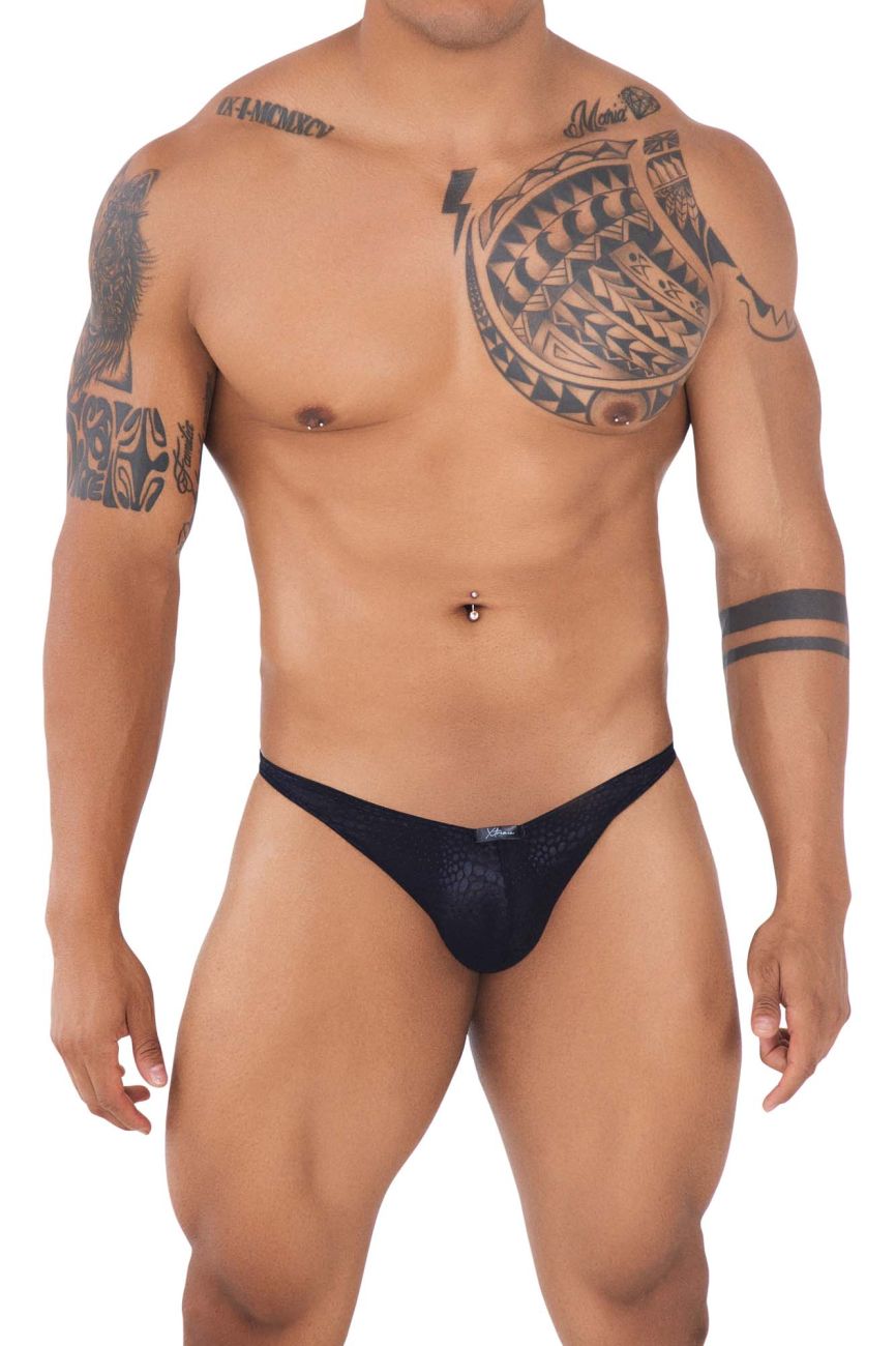 Xtremen 91121 Sensual Lace Bikini Black