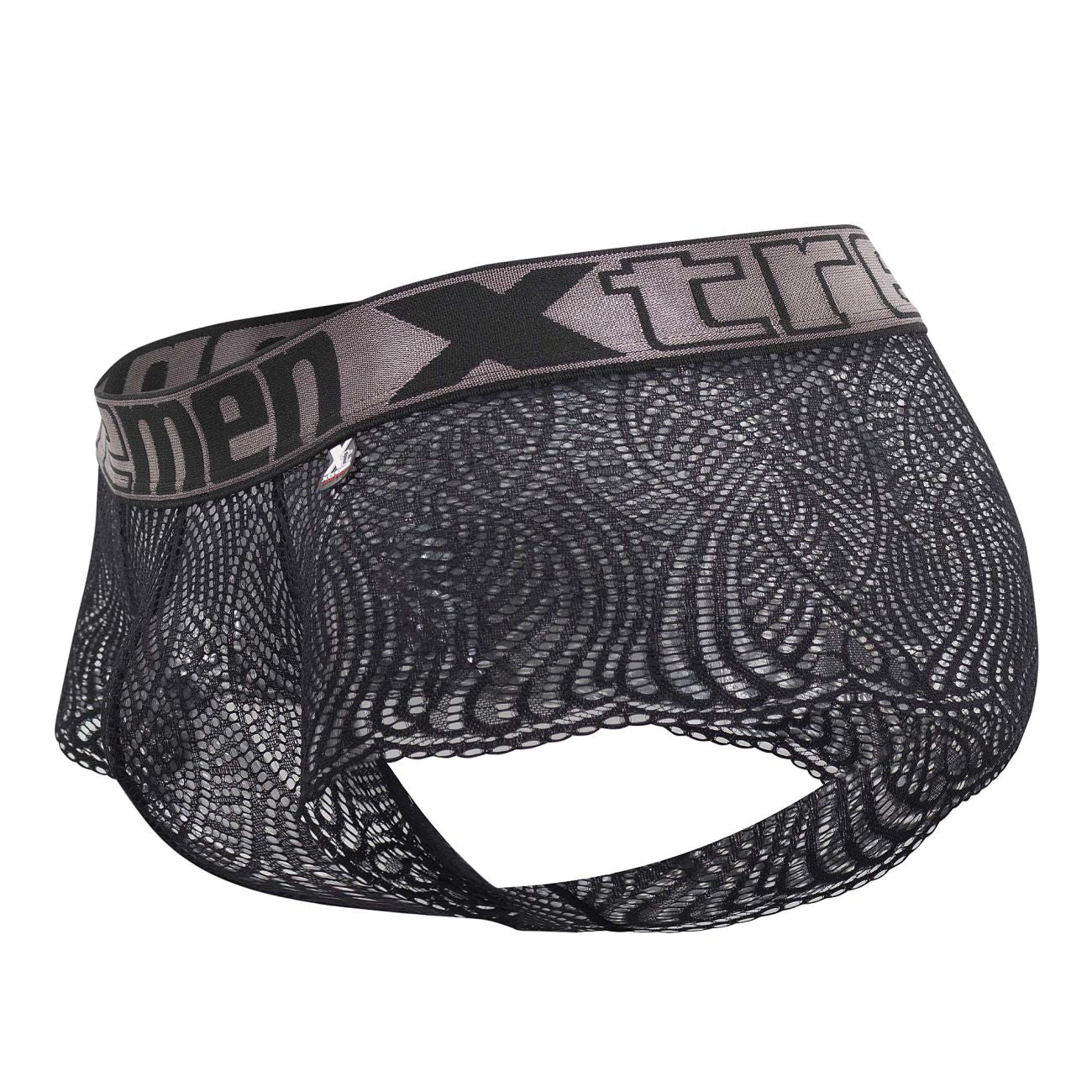 Xtremen 91123 Chic Lace Briefs Black