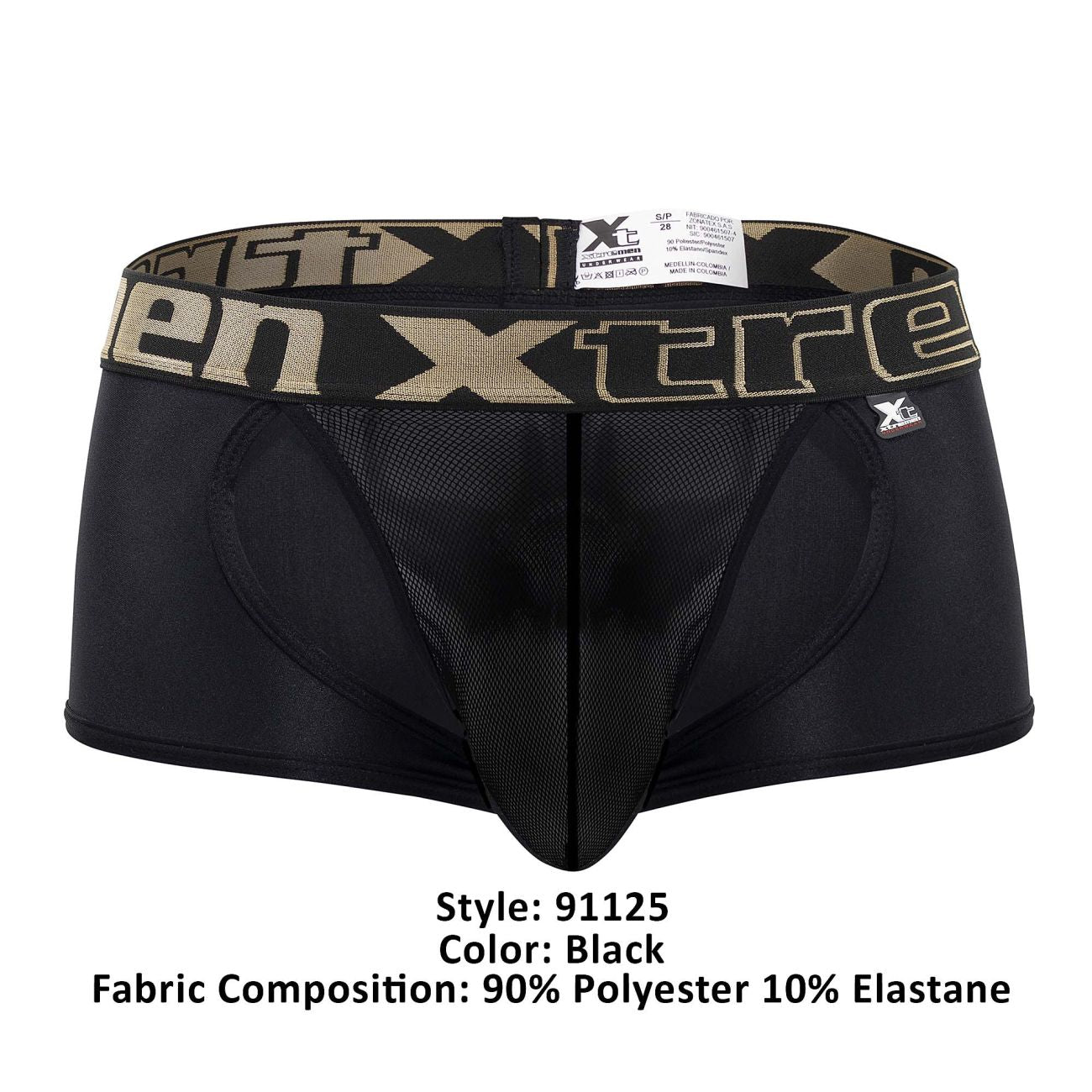 Xtremen 91125 Daring Mesh Trunks Violet