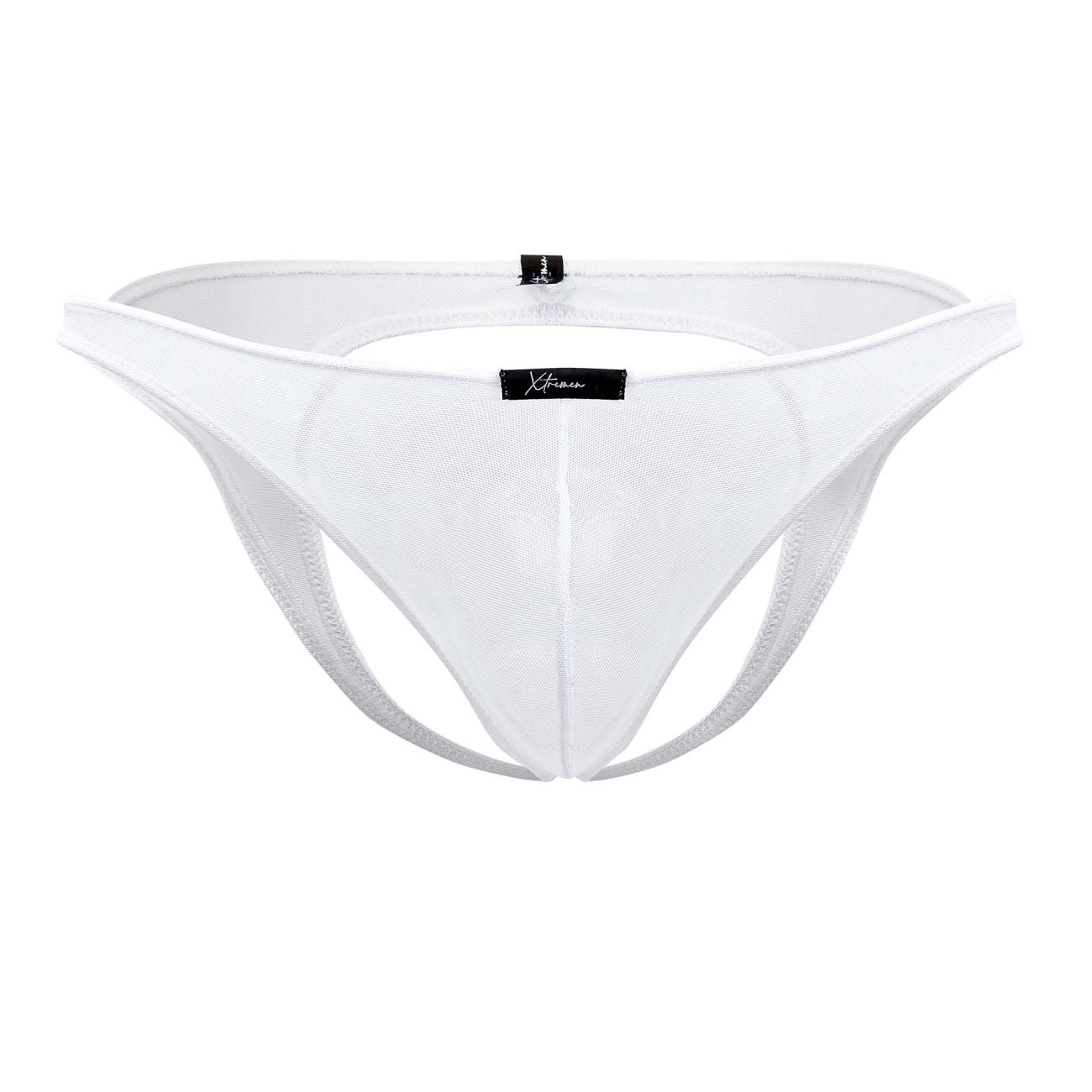 Xtremen 91153 Tulle mesh Jockstrap White