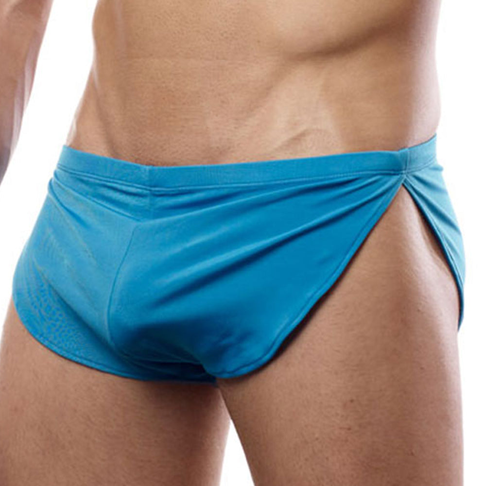 Cover Male Concave Running Short Turquoise