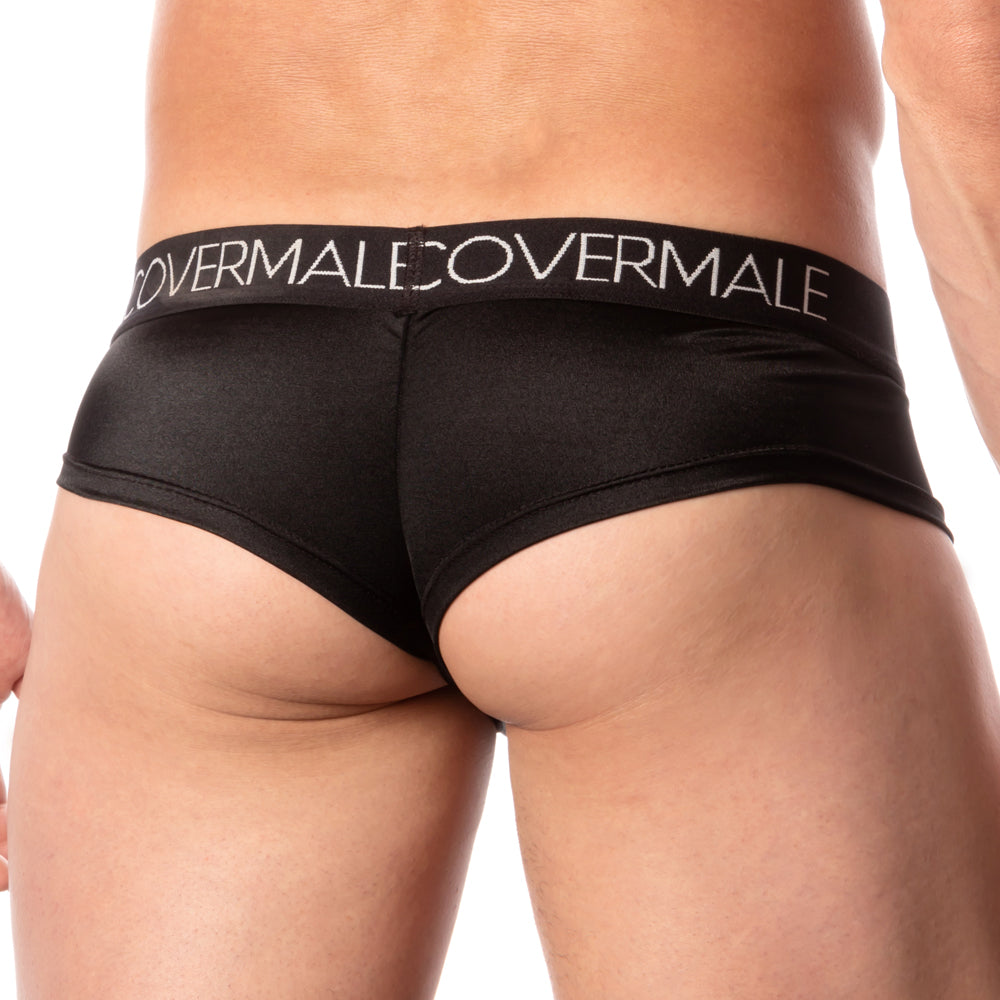 Cover Male Sheer Pouch Window Thong Black