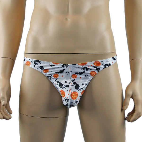 Spooky Halloween Ghosts Glow in the Dark Goth Thong G-string