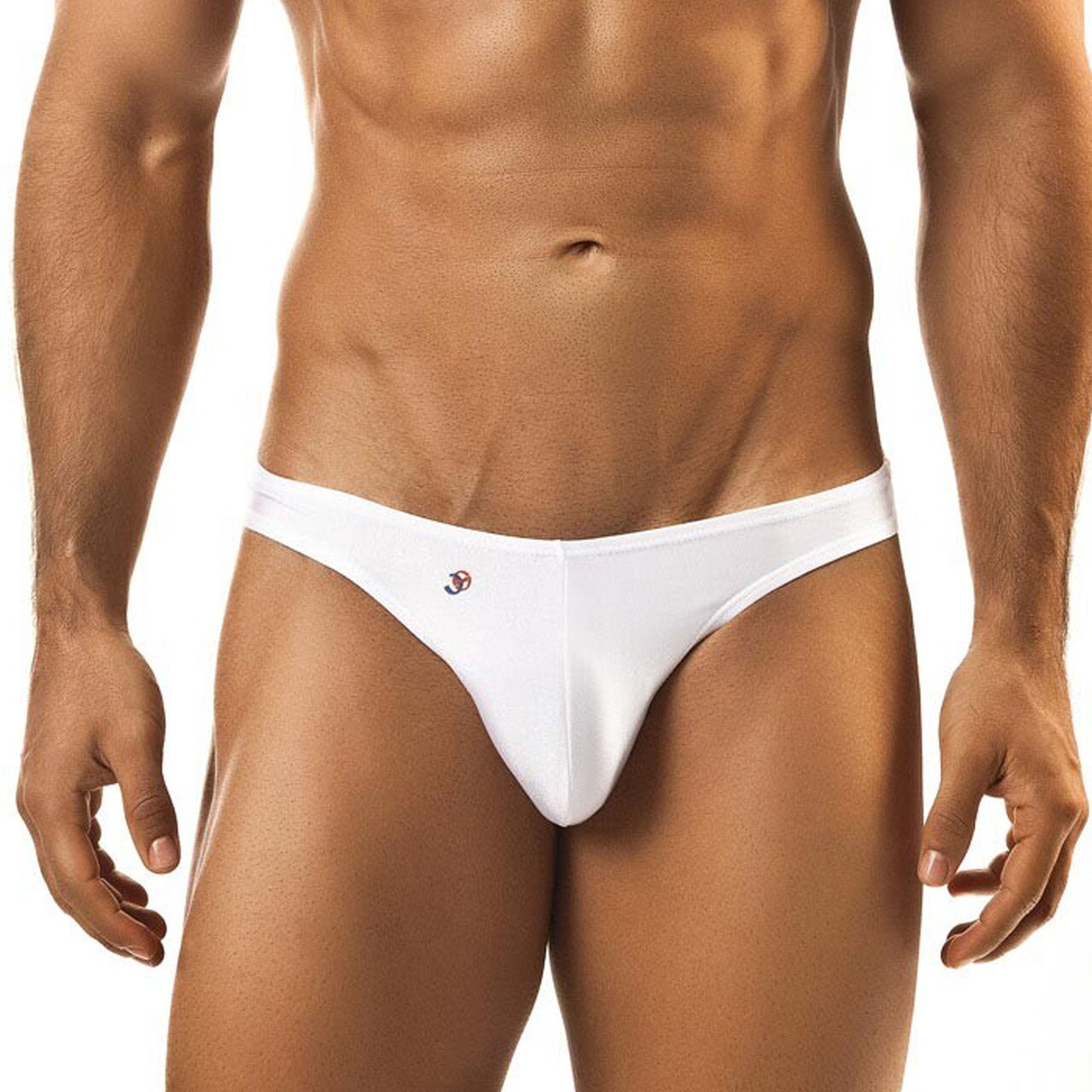 Mens Joe Snyder Lycra Classic Bikini Brief White