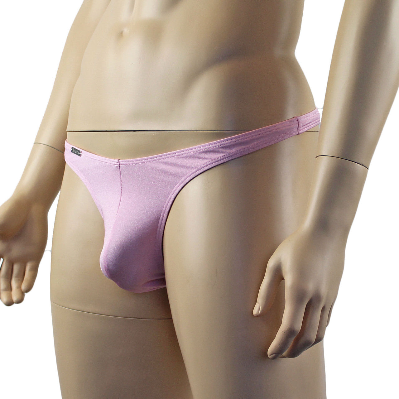 Mens Lycra G string Thong Underwear Lingerie (baby pink plus other colours)