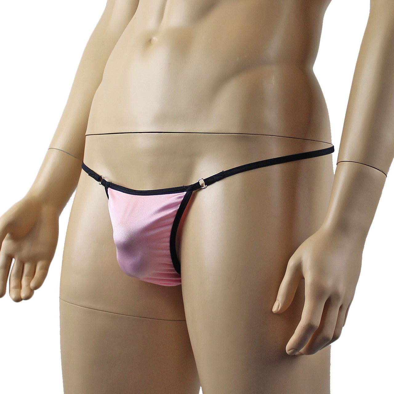 Mens Sexy and Cute Mini Pouch Front G string (light pink plus other colours)