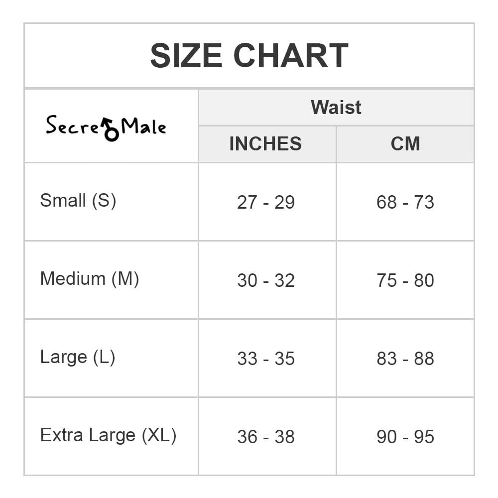 SALE - Mens Secret Male Sheer Mesh and Lace Babydoll White