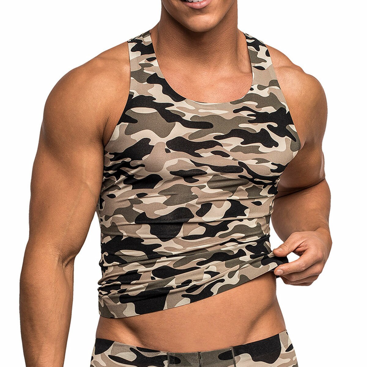 SALE - Mens Seamless Tank Top Commando Style