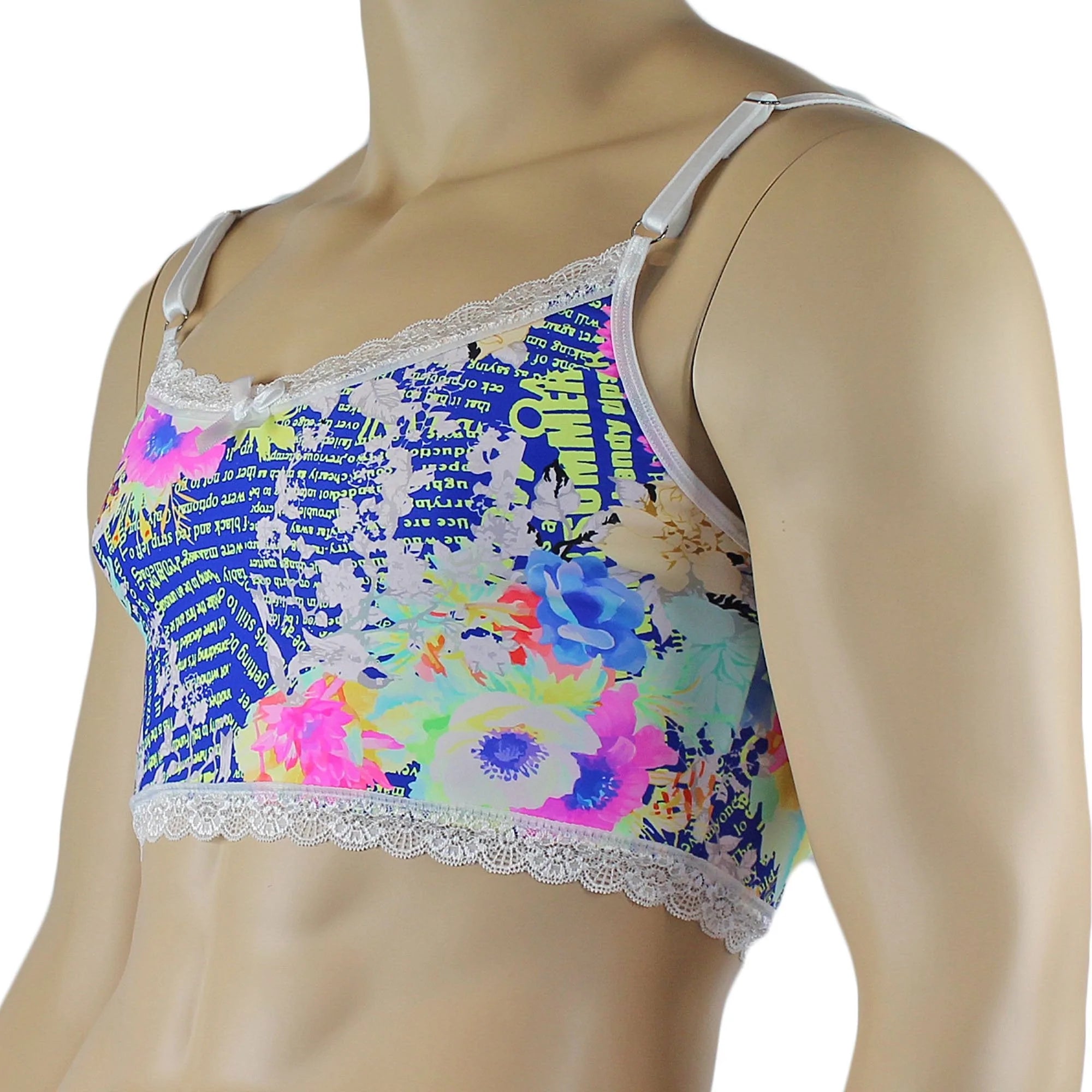 SALE - Mens Suzanne Floral Camisole Crop Top